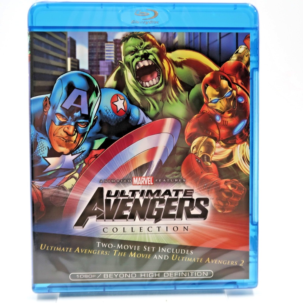 Ultimate Avengers Collection 1 & 2 Blu-ray 2007 Marvel Animated PG New